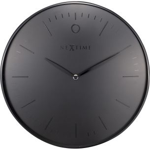 Zegar ścienny (czarny) Glamour Nextime