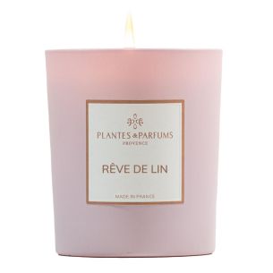 Świeca zapachowa roślinna 180 g Linen Dream Plantes & Parfums