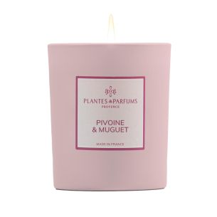 Świeca zapachowa roślinna 180 g Peony & Lily Plantes & Parfums