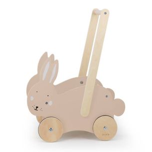 Drewniany wózek Królik Trixie Baby