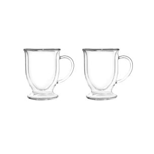 Zestaw 2 filiżanek z podwójnymi ściankami latte (250 ml) Amo Vialli Design