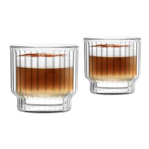 Zestaw 2 pucharków do deserów z podwójnymi ściankami (260 ml) Lungo Vialli Design