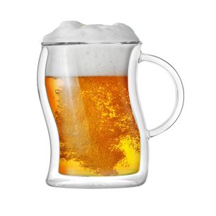 Szklanka do piwa z podwójnymi ściankami (500 ml) Bolla Vialli Design