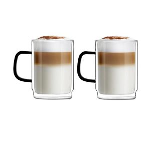 Zestaw 2 filiżanek z podwójnymi ściankami (350 ml) Carbon Vialli Design