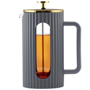 Zaparzacz do kawy i herbaty (1 l) Livio grey Vialli Design
