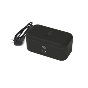 Lunchbox z funkcją podgrzewania Black Warmer Monbento