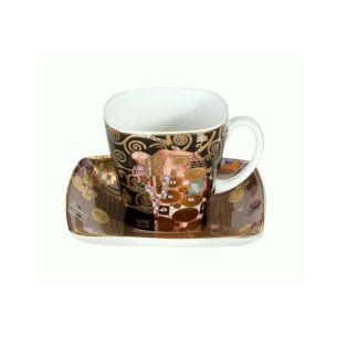 Filiżanka do espresso (6,5 cm) Spełnienie Gustav Klimt Artis Orbis Goebel 