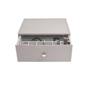 Organizer na kosmetyki z szufladą (taupe) Supersize Stackers