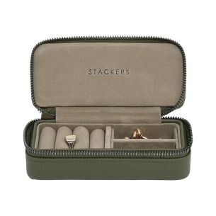 Pudełko podróżne na biżuterię M (khaki) Travel Stackers
