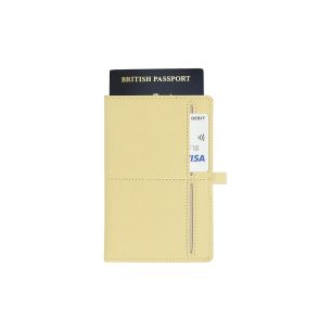 Etui na paszport i karty (żółte) Stackers