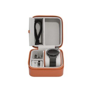 Etui podróżne na biżuterię i zegarek (pomarańczowe) Canvas Stackers