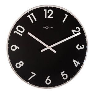 Zegar ścienny (czarny) Reflect Nextime