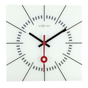 Zegar ścienny (biały) Stazione Nextime