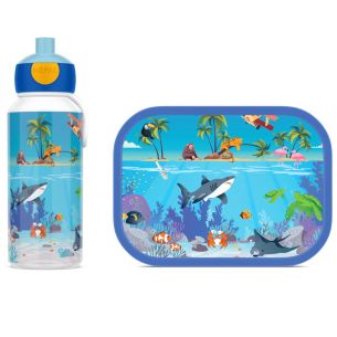 Zestaw bidon + lunchbox Tropical Ocean Campus Mepal