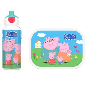 Zestaw bidon + lunchbox Świnka Peppa Campus Mepal