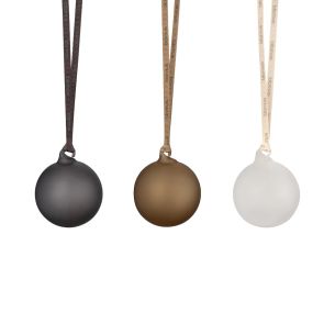 Zestaw 6 bombek (smoke/coffee/clear) Juhla Blomus