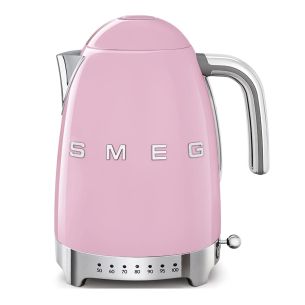 Czajnik elektryczny z regulacją temperatury 1,7 l (pastelowy róż) 50's Style SMEG