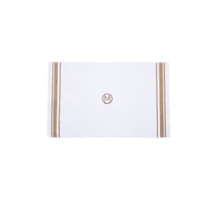 Dywanik łazienkowy 60 x 100 cm (beżowy) Monogram Linea OFFICINE Monogram