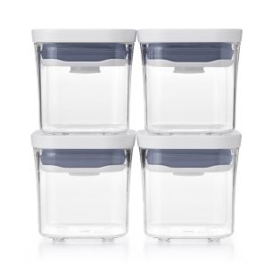 Zestaw 4 pojemniczków (200 ml) Pop Oxo