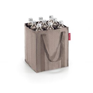 Torba na butelki Bottlebag Herringbone mokka Reisenthel
