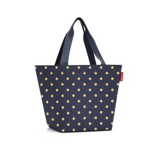 Torba Shopper M Metallic dots blue Reisenthel