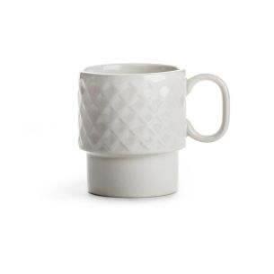 Filiżanka ceramiczna z uchem (biała) Coffee Sagaform