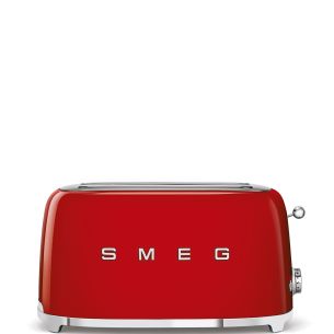 Toster na 4 kromki (czerwony) 50's Style SMEG