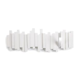 Listwa z pięcioma wieszakami (biała) Sticks Umbra