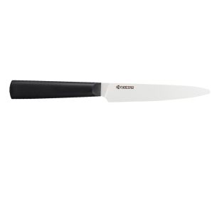 Nóż ząbkowany (biało-czarny) Chowa Kyocera