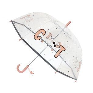 Dziecięcy parasol + gwizdek (przezroczysty) Cat Smati