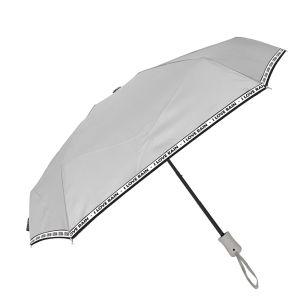 Parasol mini automatyczny, składany (I love rain, biały) Smati 