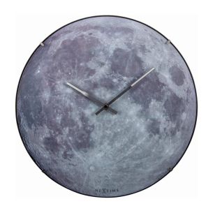 Zegar ścienny Księżyc (fluorescencyjny) Moon Dome Nextime