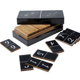 53962 Domino KARE Design czarne 24x7cm 